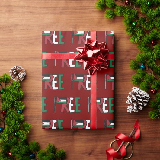 Freies Palästina Geschenkpapier (Feiertagsgeschenk)