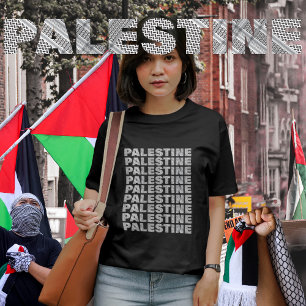 Freies Palästina im palästinensischen Schaldesign  Tri-Blend Shirt