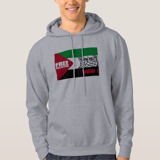 Freies Palästina jetzt! Hoodie (Vorderseite)