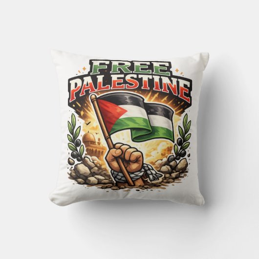 Freies Palästina Kissen (Vorderseite)