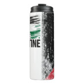 Freies Palästina mit Palästina Thermosbecher (Vorderseite)