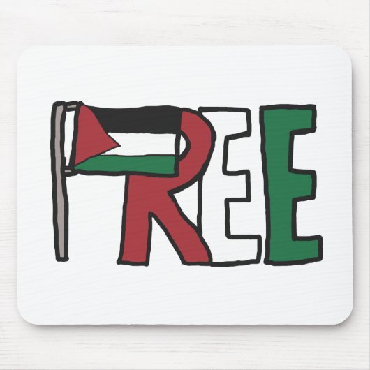 Freies Palästina Mousepad (Vorne)