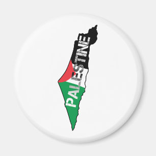 Freies Palästina Palästina-Flagge auf der Palästin Magnet