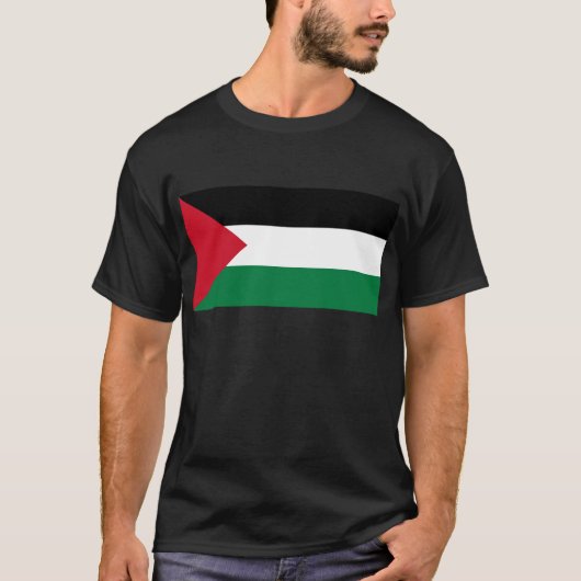 Freies Palästina - palästinensische Flagge T-Shirt (Vorderseite)