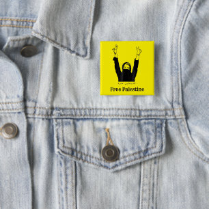 Freies Palästina Palästinensischer Stolz Gaza Frei Button