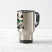 freies Palästina Reisebecher (VorderseiteRechts)
