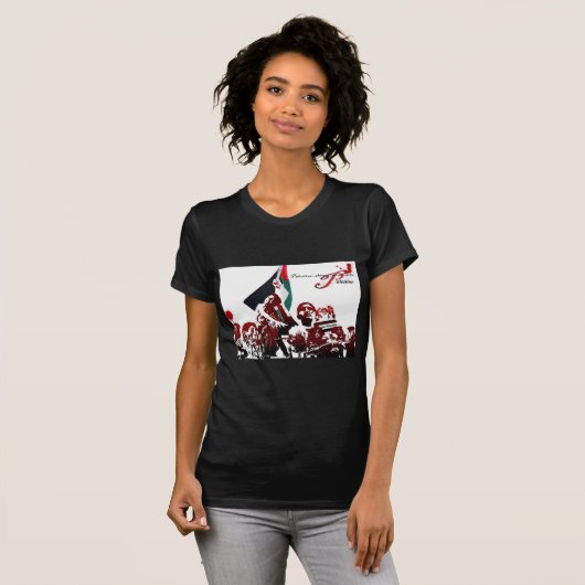 FREIES PALÄSTINA T-Shirt (Vorne ganz)