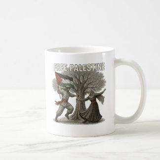 Freies-Palästina-Tasse – Wurzeln des Widerstands Kaffeetasse