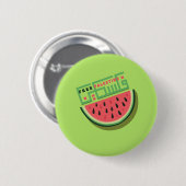 FREIES PALÄSTINA WASSERMELONE BUTTON (Vorne & Hinten)
