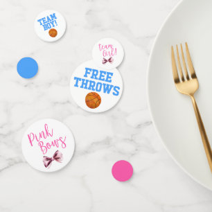 Freies Party oder rosa Bögen Geschlecht offenbaren Konfetti