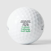 Freies Personal, kundenspezifischer Abruf Golfball (Vorderseite)