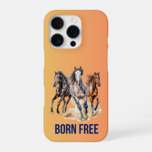 Freies Pferd geboren iPhone 16 Pro Hülle