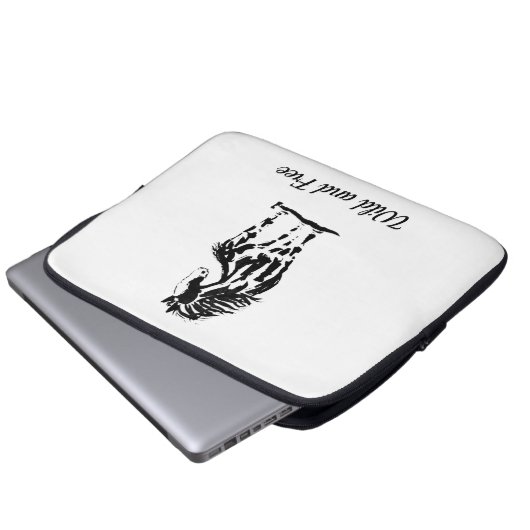 Freies Pferd Neopren Laptop-Sieb Laptopschutzhülle (Vorne Knopf)