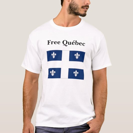 Freies Québec T-Shirt (Vorderseite)