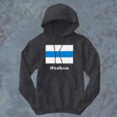 Freies Russland - Englisch - Weiße Flagge Hoodie