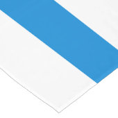 Freies Russland - Englisch - Weiße Flagge Kurzer Tischläufer (Ecke)