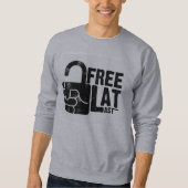 "Freies schließlich" Sweatshirt (Vorderseite)