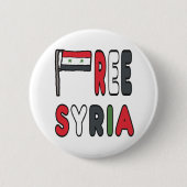 Freies Syrien Button (Vorderseite)
