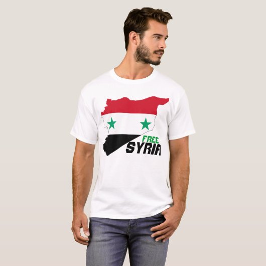 Freies Syrien T-Shirt (Vorne ganz)