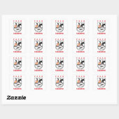 Freies Tabarnia 3 Quadratischer Aufkleber (Blatt)