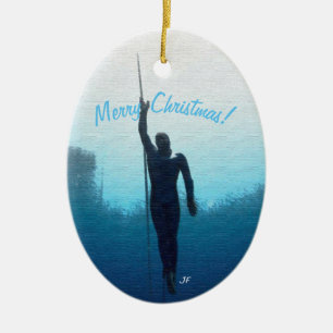 Freies Tauchen Keramik Ornament