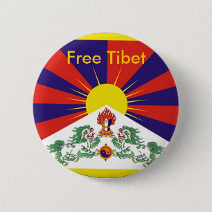 Freies Tibet Button