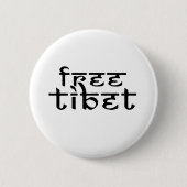 FREIES TIBET BUTTON (Vorderseite)