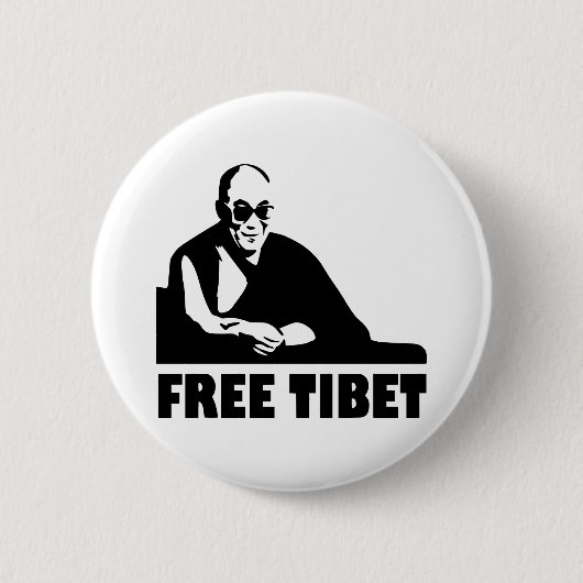 Freies Tibet Button (Vorderseite)