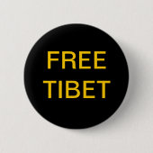 FREIES TIBET BUTTON (Vorderseite)