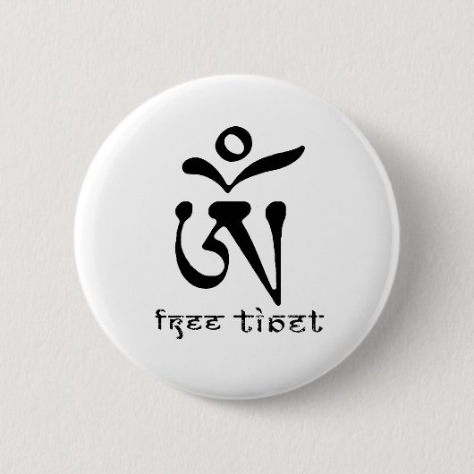 FREIES TIBET BUTTON (Vorderseite)