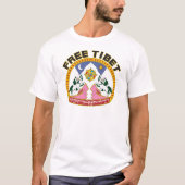 Freies Tibet-Emblem T-Shirt (Vorderseite)