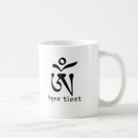 FREIES TIBET KAFFEETASSE (Rechts)