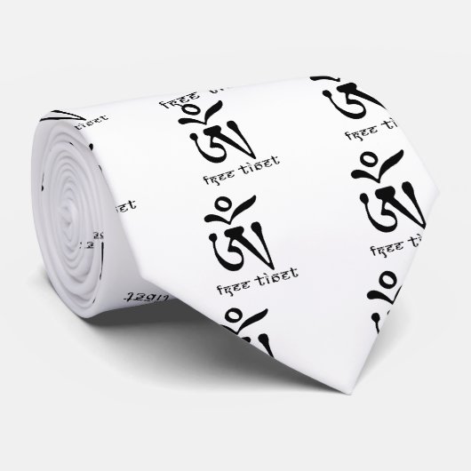 FREIES TIBET KRAWATTE (Gerollt)
