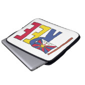 Freies Tibet Laptopschutzhülle (Vorne Knopf)