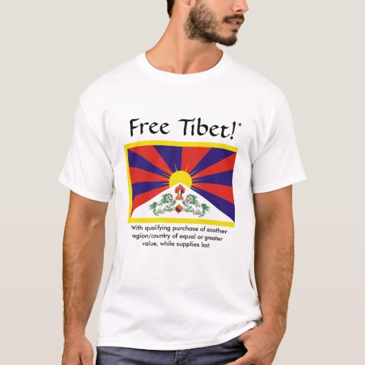 Freies Tibet (mit qualifizierendem Kauf) T-Shirt (Vorderseite)