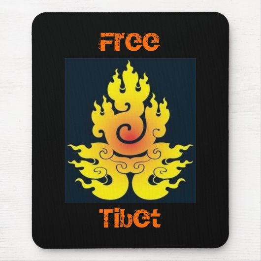 Freies Tibet Mousepad (Vorne)