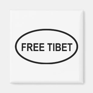 Freies Tibet-Platz-Magnet Magnet