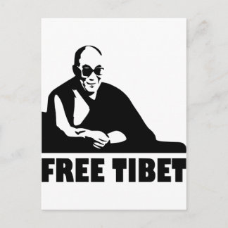 Freies Tibet Postkarte