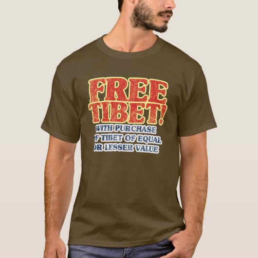 Freies Tibet T-Shirt (Vorderseite)