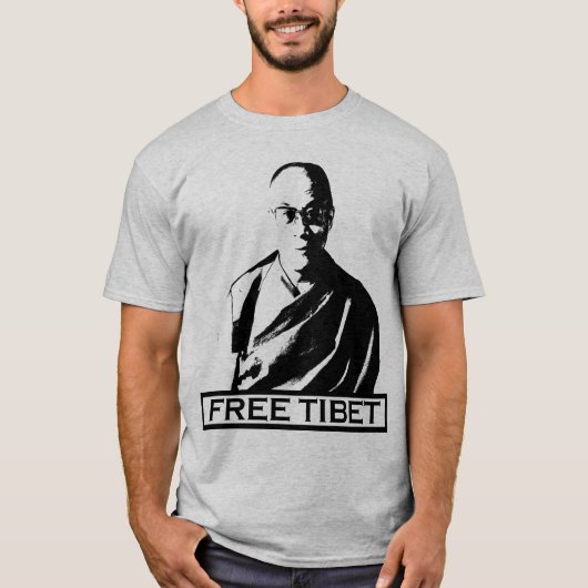 FREIES TIBET T-Shirt (Vorderseite)