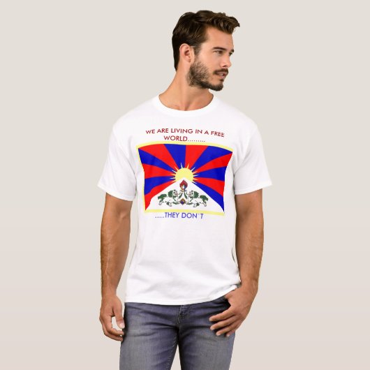 Freies Tibet T-Shirt (Vorne ganz)