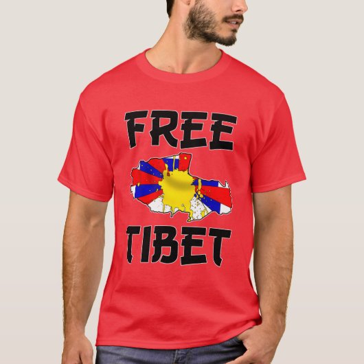 freies Tibet T-Shirt (Vorderseite)
