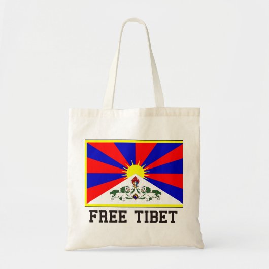 Freies Tibet Tragetasche (Vorne)