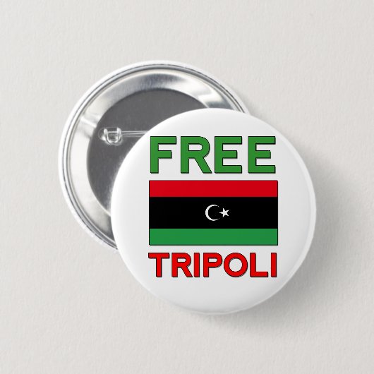Freies Tripoli Button (Vorne & Hinten)