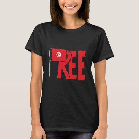Freies Tunesien T-Shirt (Vorderseite)