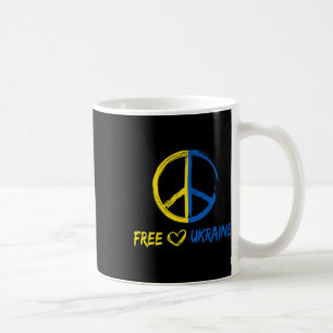 Freies Ukraine Friedenszeichen Für Frauen Männer U Kaffeetasse