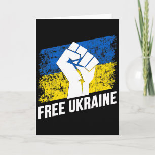 Freies Ukraine Ukrainischer Liebhaber Ukraine-Flag Karte