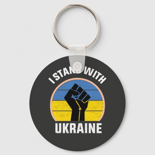 freies ukrainisches Hemd, es steht mit ukraine Schlüsselanhänger (Vorderseite)