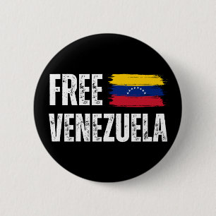 Freies Venezuela Button