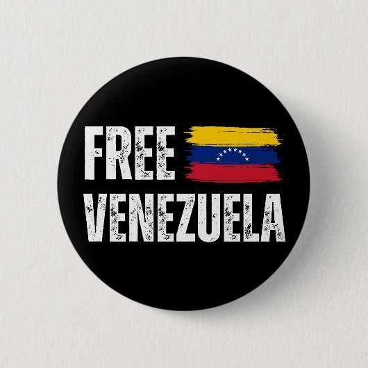 Freies Venezuela Button (Vorderseite)